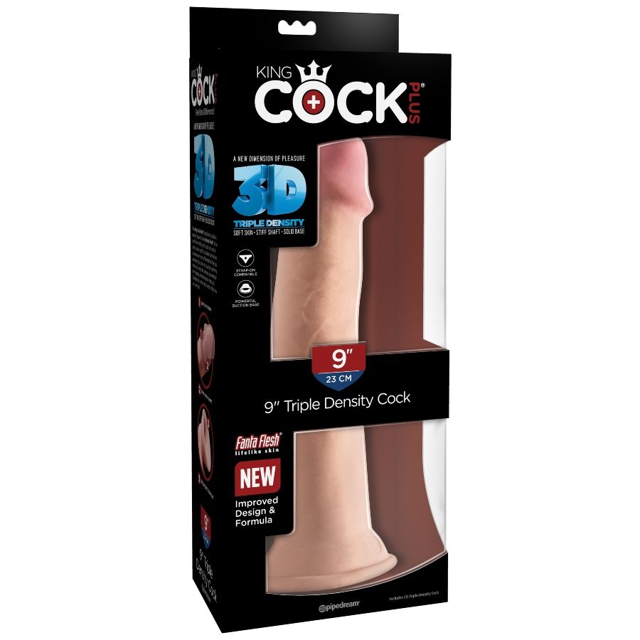 Dildo Tripla Densidade 23 cm