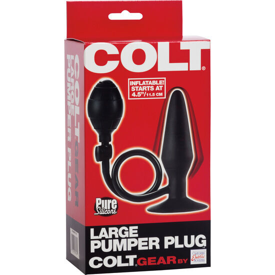 Plugue Insuflável de Bomba Grande Colt Preto