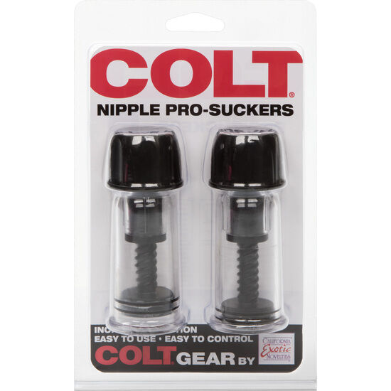 Ventosas de Sucção de Mamilos Colt Black