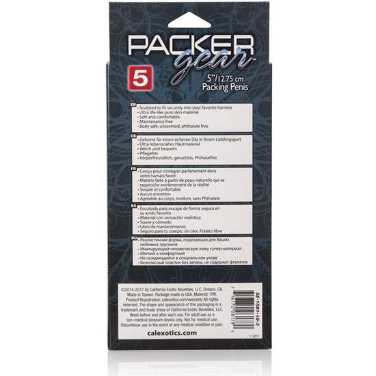 Pênis Packer Realista Marrom 14.5 cm