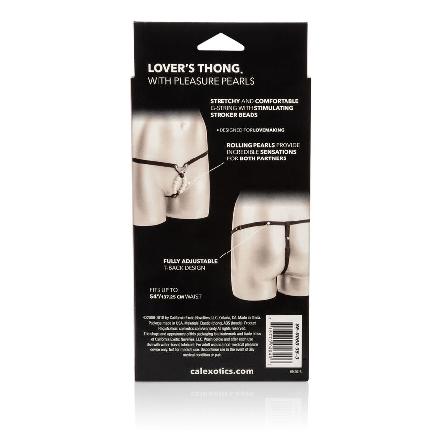 Tanga Estimulante com Pérolas de Prazer