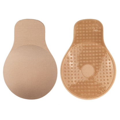Realçador de Peito Push-Up BYE-BRA em tela bege, invisível e reutilizável.
