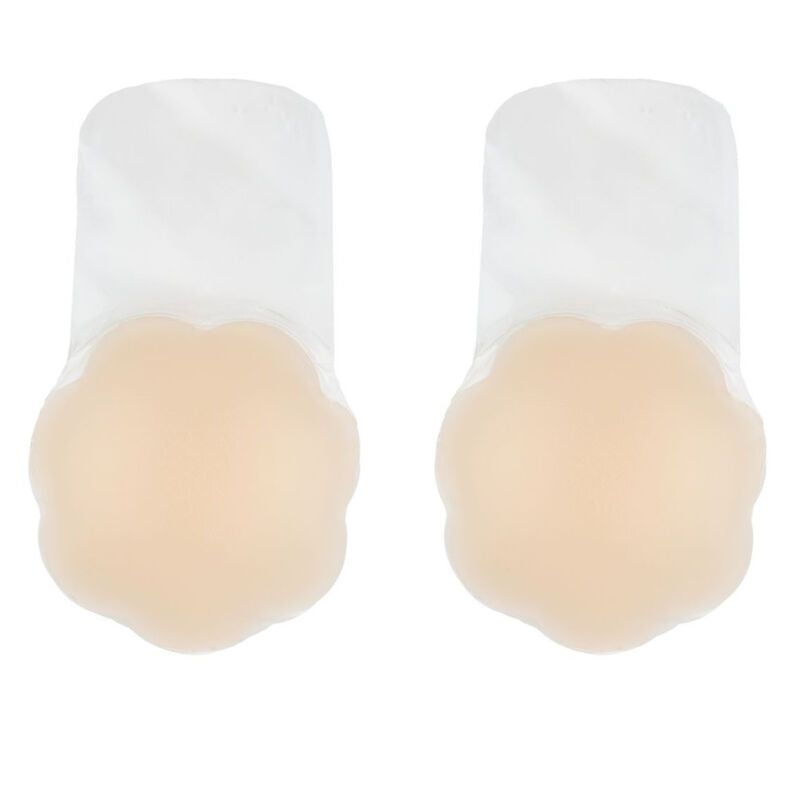 Close-up do Realçador de Peito Push-Up de Silicone Natural BYE-BRA, mostrando a textura e design adesivo.