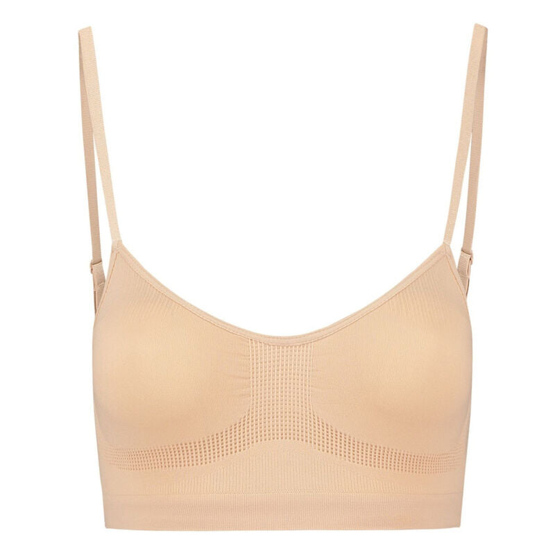BYE-BRA Sutiã Sem Costura Medium Control Preto XL, para suporte e forma invisível.