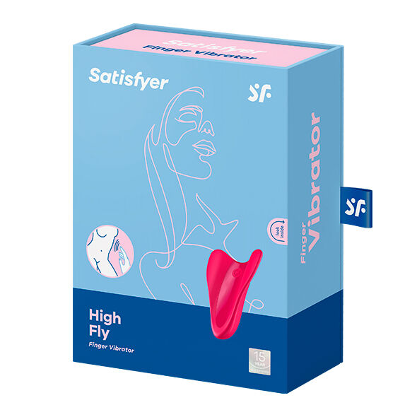 VIBRADOR DE DEDO HIGH FLY FÚCSIA