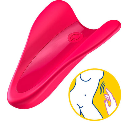VIBRADOR DE DEDO HIGH FLY FÚCSIA