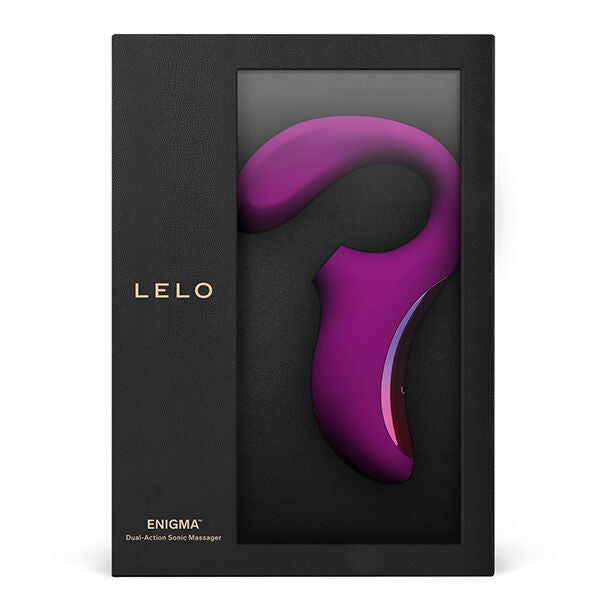 LELO ENIGMA Massageador Sônico Dupla Ação Clítoris e Ponto G Deep Rose, para prazer híbrido inovador.