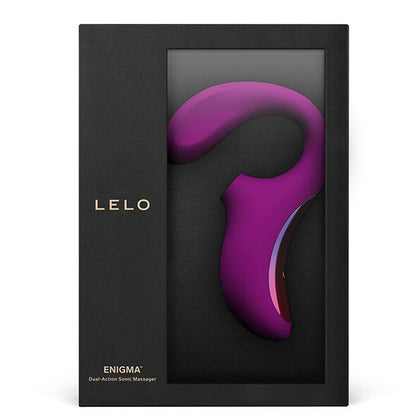 LELO ENIGMA Massageador Sônico Dupla Ação Clítoris e Ponto G Deep Rose, para prazer híbrido inovador.