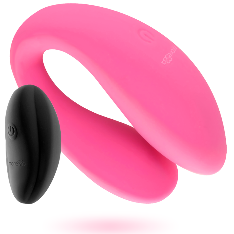 Vibrador de Casal MORESSA Lauren com Controle Remoto, para prazer duplo e estimulação simultânea.