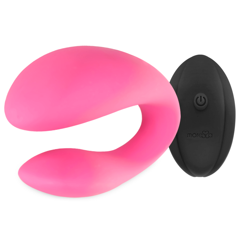 Vibrador de Casal MORESSA Lauren com Controle Remoto, para prazer duplo e estimulação simultânea.