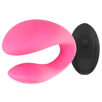 Vibrador de Casal MORESSA Lauren com Controle Remoto, para prazer duplo e estimulação simultânea.