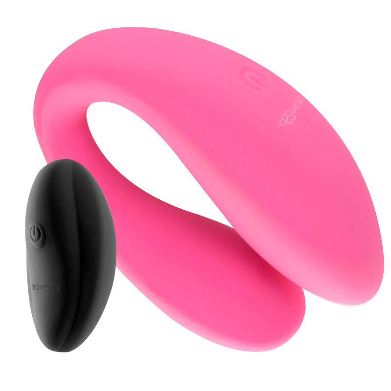 Vibrador de Casal MORESSA Lauren com Controle Remoto, para prazer duplo e estimulação simultânea.