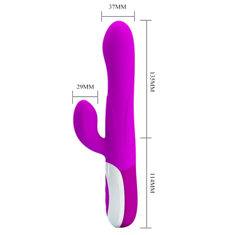 Pretty Love Vibrador Dempsey Inflável Recarregável com Multivibração