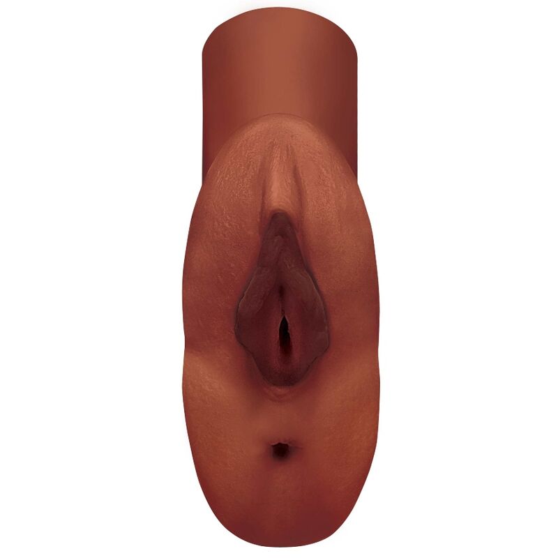 Masturbador Masculino Perfect Pussy Double Stroker Vagina e Nus Marrom