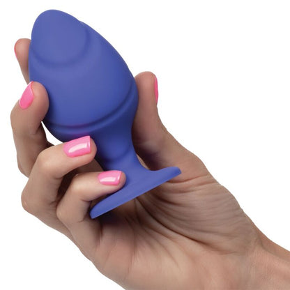 Plug Anal Cheeky Roxo de Silicone com Ventosa