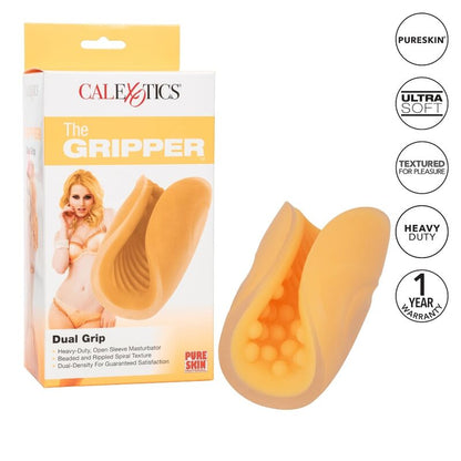 Masturbador Beaded Grip Laranja