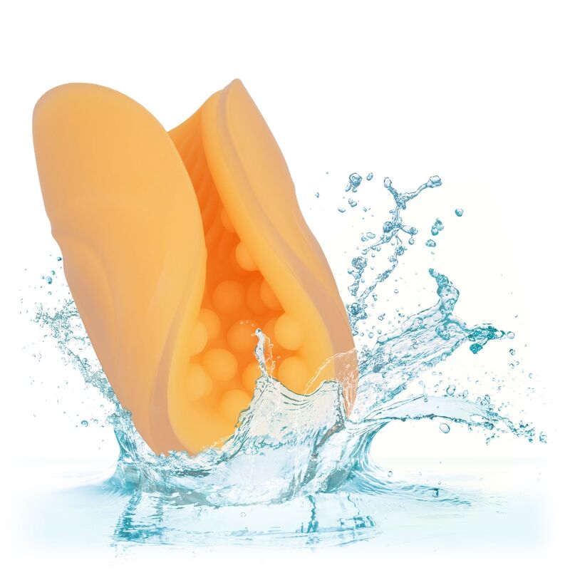 Masturbador Beaded Grip Laranja