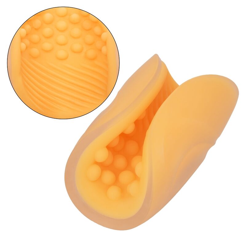 Masturbador Beaded Grip Laranja
