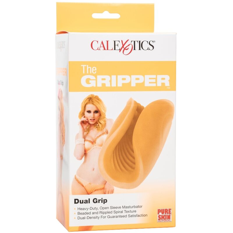 Masturbador Beaded Grip Laranja