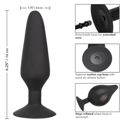 Plugue Anal Inflável de Silicone XL