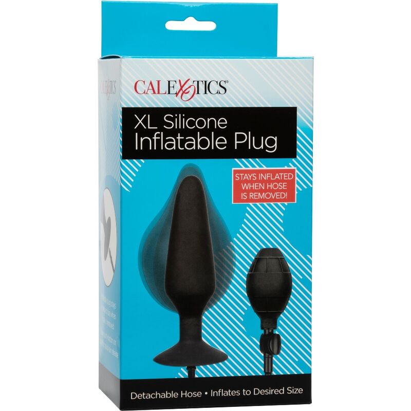 Plugue Anal Inflável de Silicone XL