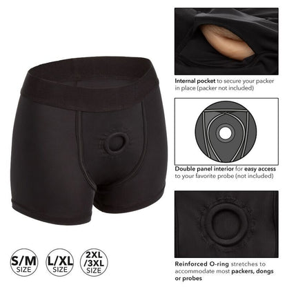 Arnês Cueca Boxer Boundless - Conforto e Suporte para Dildos e Packers