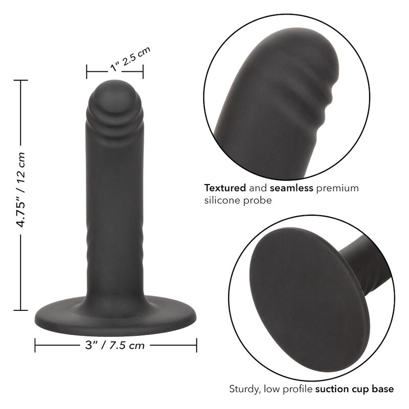 Dildo Boundless Curvo com Ventosa para Arnês - 12 cm