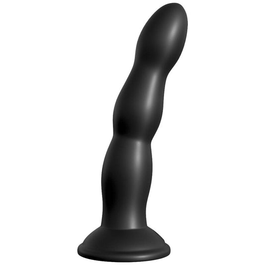 Close-up do Conjunto Strap-On Vibrante Roxo FETISH FANTASY SERIES, mostrando o arnês e o dildo vibratório.