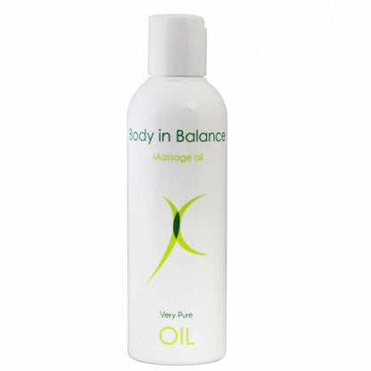 Óleo íntimo e de massagem Body in Balance 200ml, para relaxamento e hidratação da pele.