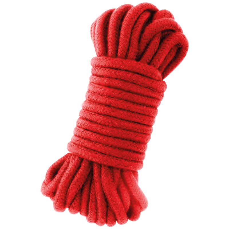 Corda Japonesa Darkness 20m Vermelha para bondage e shibari em algodão.