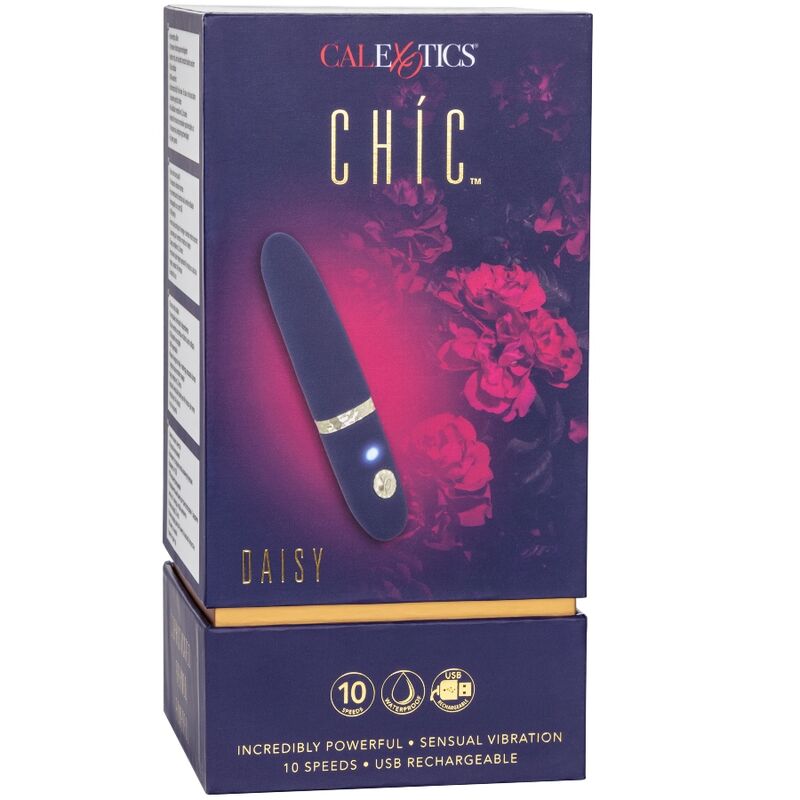 Mini Massageador Vibratório Chic Daisy com 10 Modos