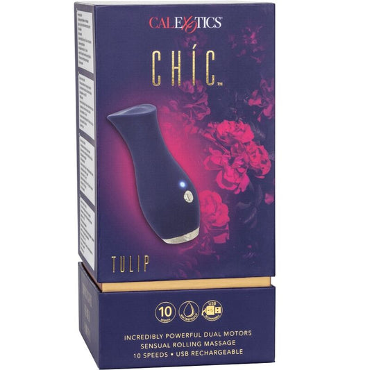 Massageador Corporal Chíc Tulip à Prova de Água com 10 Modos