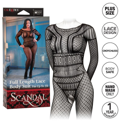 Body de Renda Plus Size Sexy