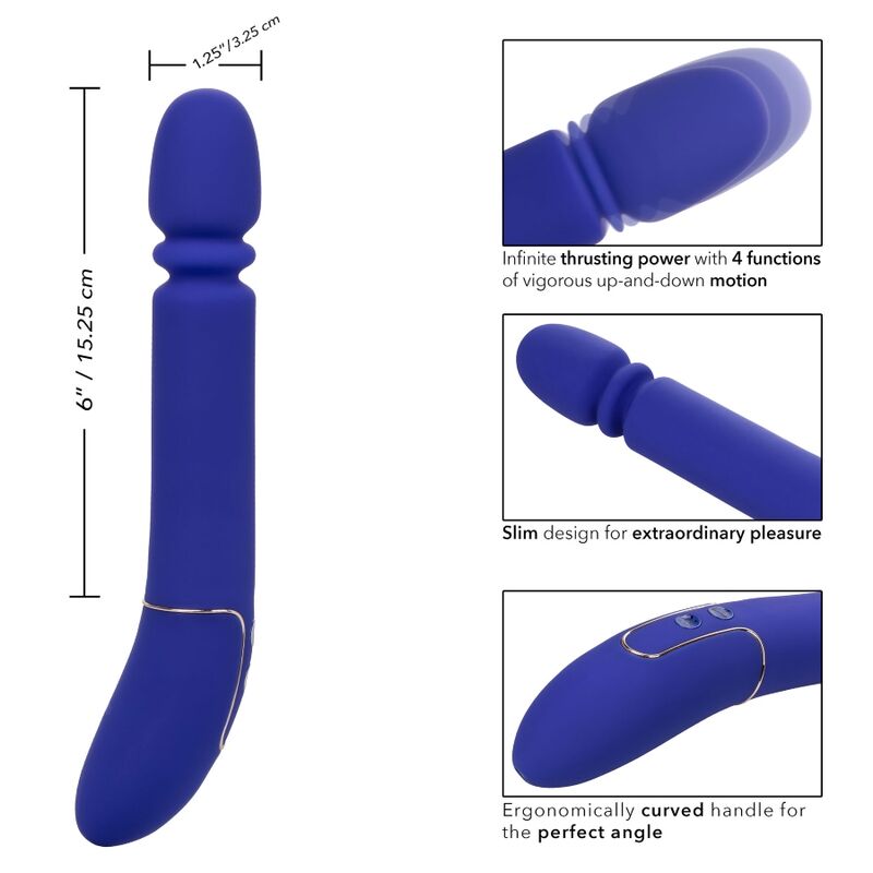 Massageador Vibratório Shameless Slim Thumper Azul