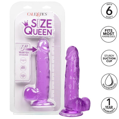 Dildo Realista Queen Roxo 15.3 cm
