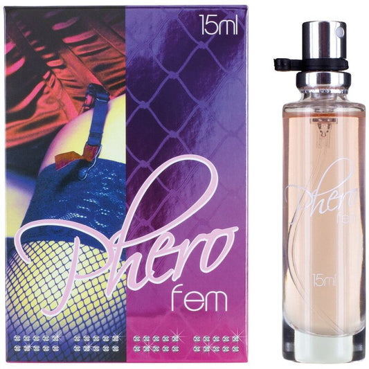 Frasco de COBECO PHEROFEM Eau de Parfum Feminino 15ml com feromonas