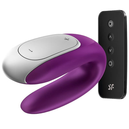 Vibrador Satisfyer Double Fun Roxo para Casais com Controlo Via App