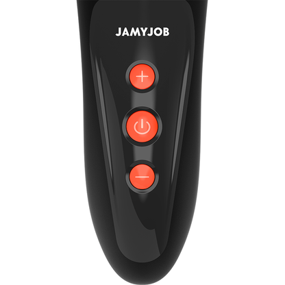 Jamyjob Masturbador Masculino Pulsar, um brinquedo sexual ergonômico de silicone com modos de vibração e pulsação.