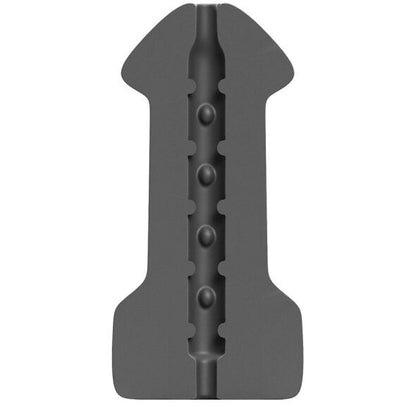 Masturbador Masculino Conexo ALL BLACK de 17cm, mostrando design ergonómico e material seguro.