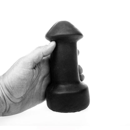 Masturbador Masculino Conexo ALL BLACK de 17cm, mostrando design ergonómico e material seguro.