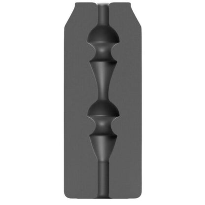 Masturbador ALL BLACK Energy com design de lata de bebida, mostrando o exterior e o interior texturizado para estimulação masculina.