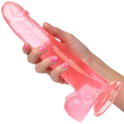 Dildo Realista Queen Tamanho Grande Rosa 20.3 CM