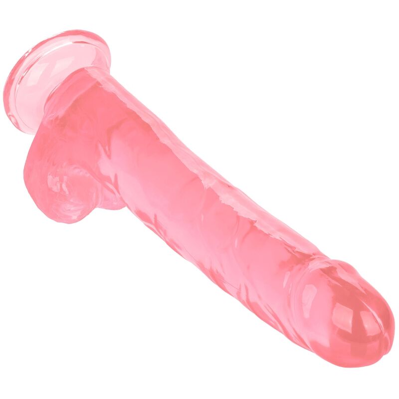 Dildo Realista Size Queen Rosa com Ventosa e 25.5 cm