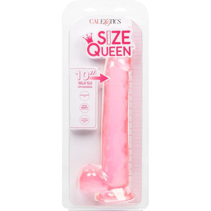 Dildo Realista Size Queen Rosa com Ventosa e 25.5 cm