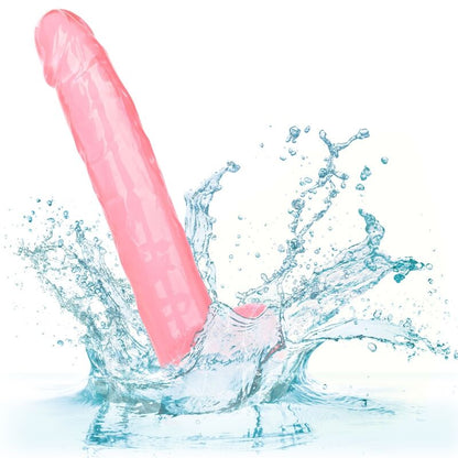 Dildo Realista Size Queen Rosa com Ventosa e 25.5 cm