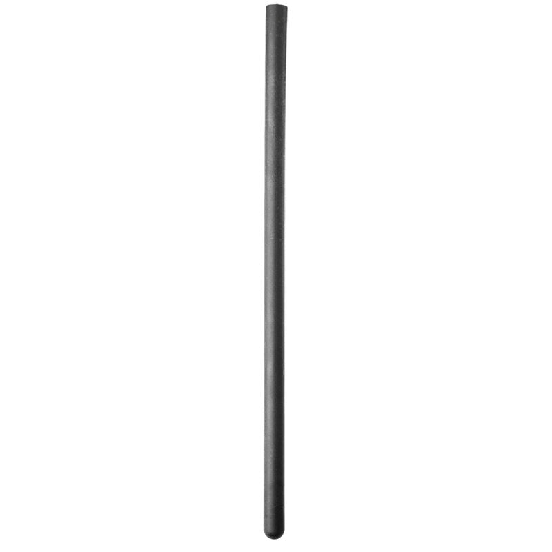 Sonda uretral ALL BLACK de silicone flexível 10mm para exploração íntima segura