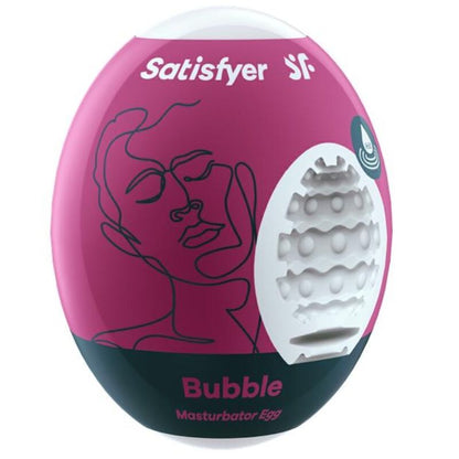 Satisfyer Ovo Masturbador Bubble Hydro-Active para prazer masculino sem lubrificante.