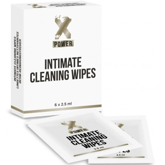 XPOWER Toalhetes de Limpeza Íntima 6 Unidades para higiene e frescura