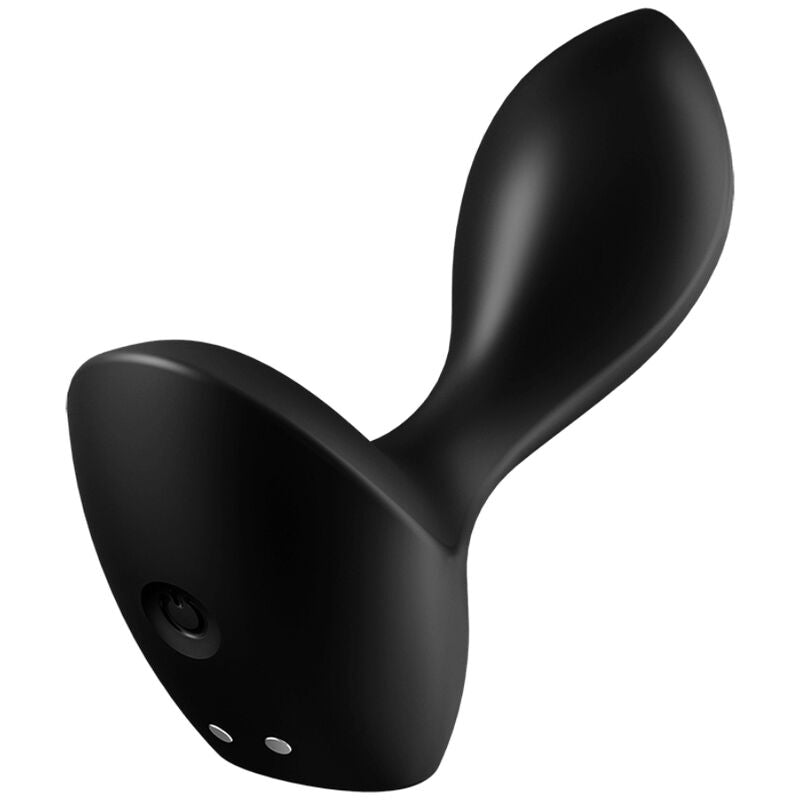 Plug Vibratório Anal Satisfyer Backdoor Lover Preto de silicone com 12 programas