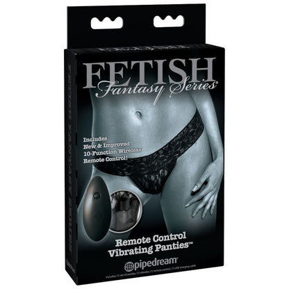 Close-up of the FETISH FANTASY LIMITED EDITION Calcinhas Vibrantes de Controle Remoto, highlighting its design and discreet vibrator.